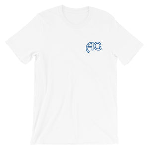 AG Embroidered Blue Logo Unisex Tee