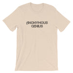 Anonymous Genius Black Logo Unisex Tee (Assorted Colors)