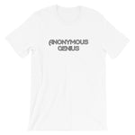 Anonymous Genius Black Logo Unisex Tee (Assorted Colors)