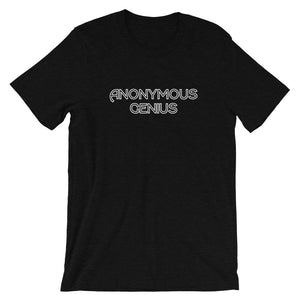 Anonymous Genius White Logo Unisex Tee (Assorted Colors)